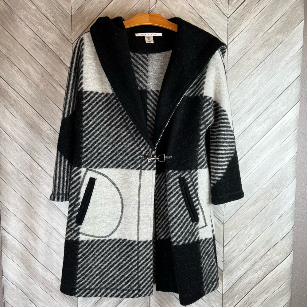 Max Studio Wool Blend Coat Small